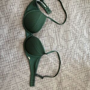 Green Textured swimsuit